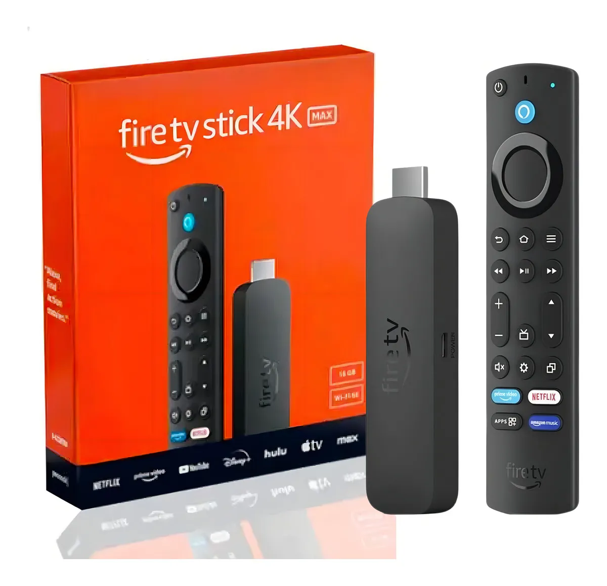 Fire TV Stick 4K Max - Lecteur de streaming haute performance avec Wi-Fi 6E et mode Ambiance