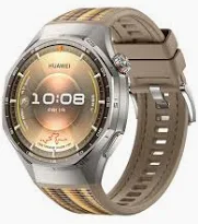 Reloj inteligente Huawei Watch GT6 Pro en color rosa suave con detalles en oro rosa. Diseño elegante y femenino, ideal como regalo exclusivo para el Día de la Madre en España, presentado con una estética de marca de lujo.